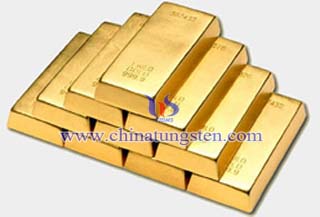 Tungsten Gold Plated Bar Picture